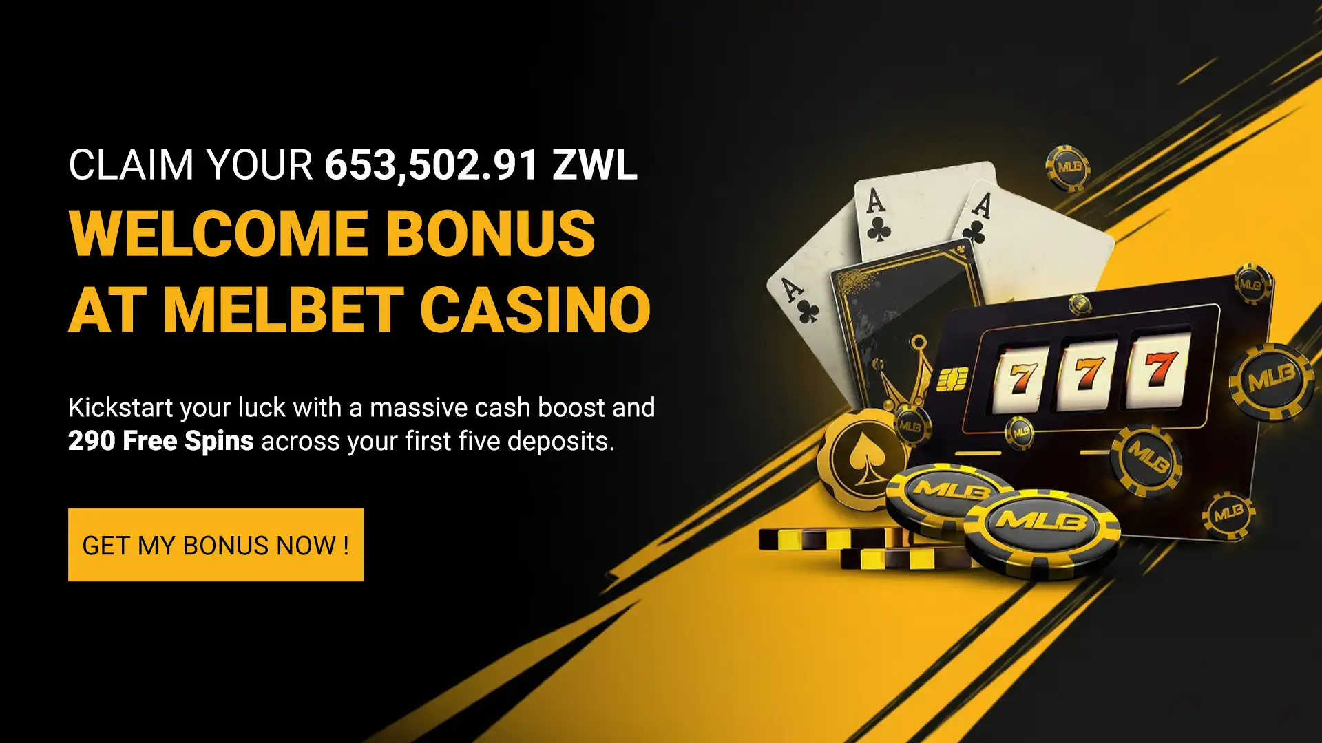 Claim your welcome bonus at MelBet Casino