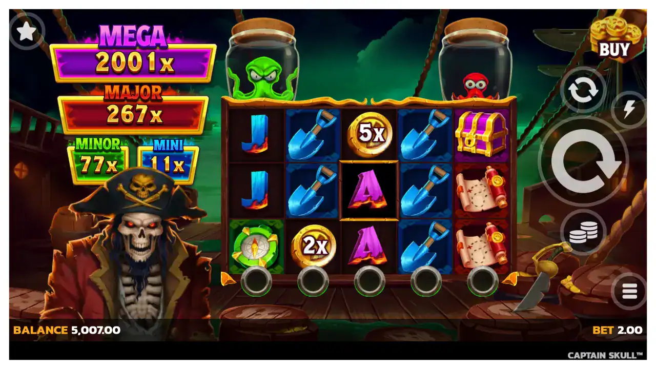 Captain Skull & the Squidly Seas slot s1