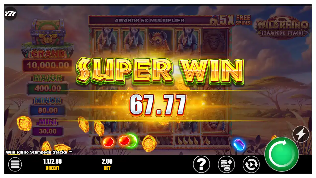 Wild Rhino Stampede Stacks s2