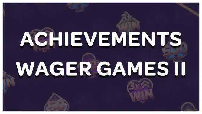 Achievements Wager Games II Cover Casino Zimbabwe