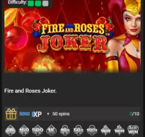 Achievements Wager Games_Fire and Roses Joker