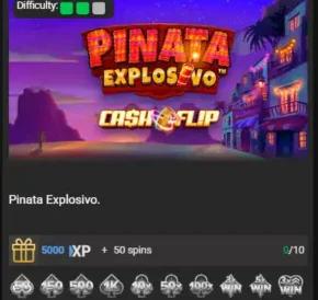Achievements Wager Games_Pinata Explosivo