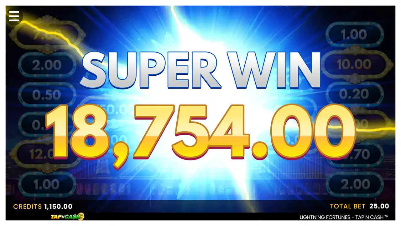 Lightning Fortunes Tap n Cash s2