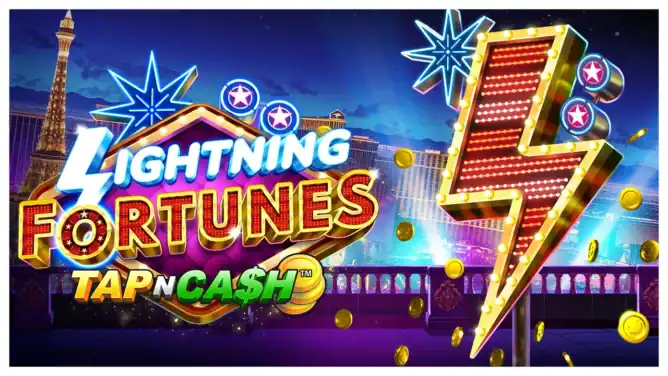 Lightning Fortunes Tap n Cash slot cover