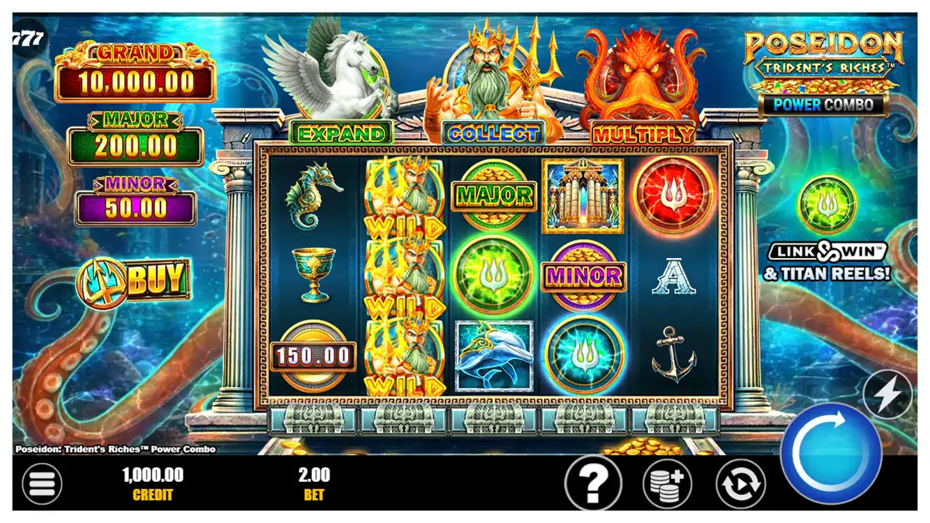 Poseidon Trident's Riches Power Combo s1