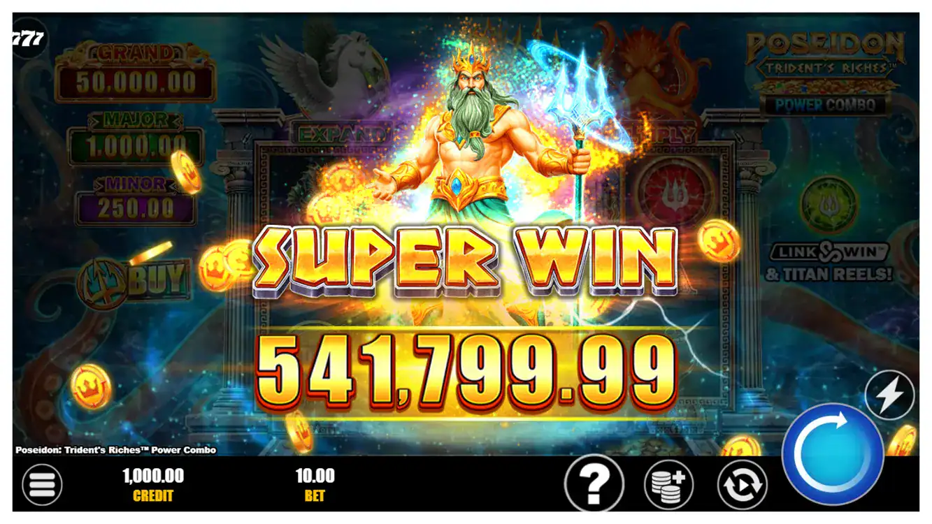 Poseidon Trident's Riches Power Combo s2