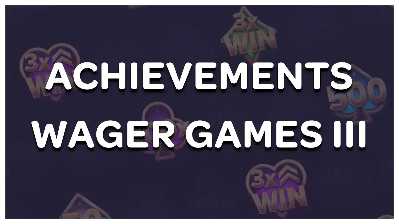 Achievements Wager Games III Cover Casino Zimbabwe