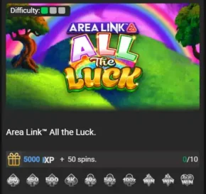 Achievements Wager Games II_Area Link All the Luck