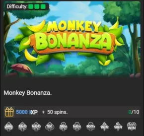 Achievements Wager Games II_Monkey Bonanza
