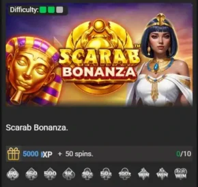 Achievements Wager Games II_Scarab Bonanza