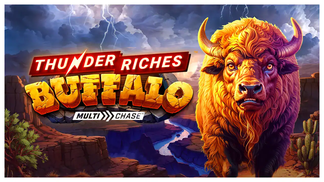 Thunder Riches Buffalo slot cover