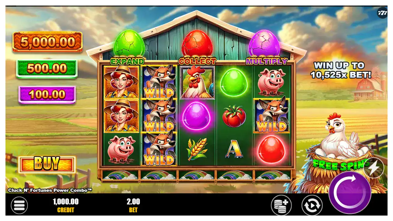 Cluck N’ Fortunes Power Combo s1 Cluck N’ Fortunes Power Combo s1